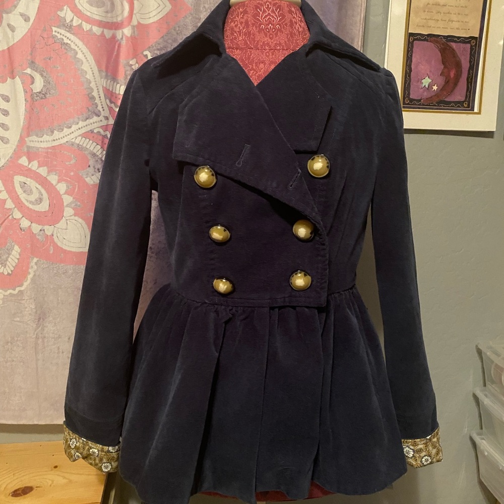 Anthropologie Idra Pea Coat